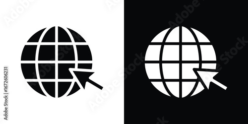 Internet icon design vector collection. flat icons.