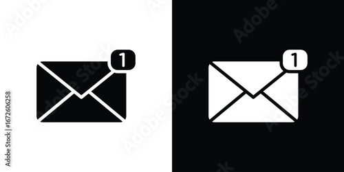 Inbox icon design vector collection. flat icons.