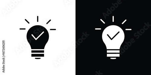 Idea icon design vector collection. flat icons.