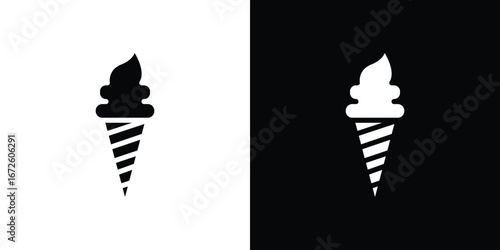 Ice cream icon design vector collection. flat icons.