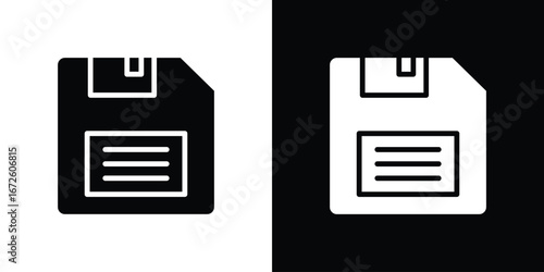 Floppy disk icon design vector collection. flat icons.
