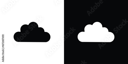 Cloud icon design vector collection. flat icons.