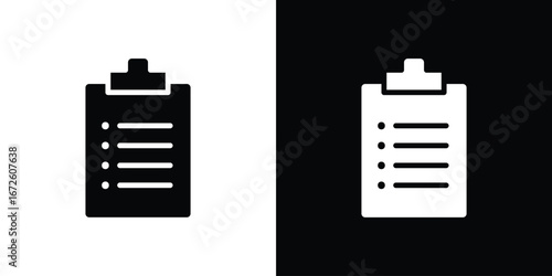 Clipboard icon design vector collection. flat icons.