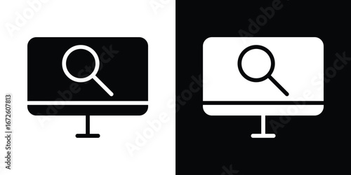 Browsing icon design vector collection. flat icons.