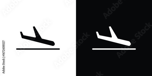 Arrival icon design vector collection. flat icons.