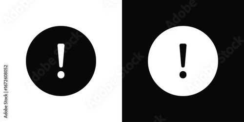 Alert icon design vector collection. flat icons.