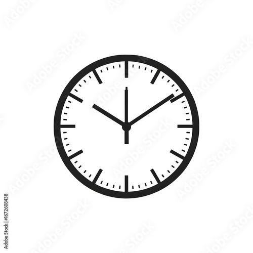 Free Download clock isolated on white - GFXLoad