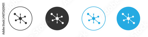 Network icon for app and web design. Simple element illustration.