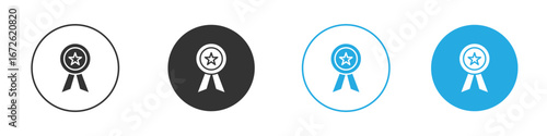 Medal icon for app and web design. Simple element illustration.