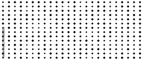 Geometric vector tech background with black diamond pattern.