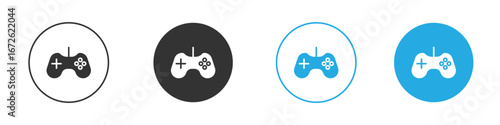 Gamepad icon for app and web design. Simple element illustration.