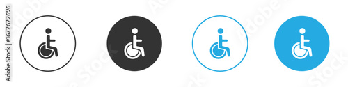 Disable icon for app and web design. Simple element illustration.