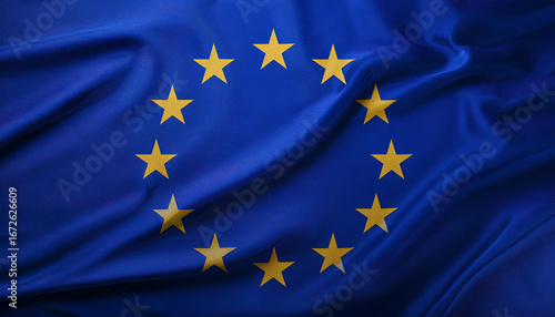 Generated imagewaving european union flag