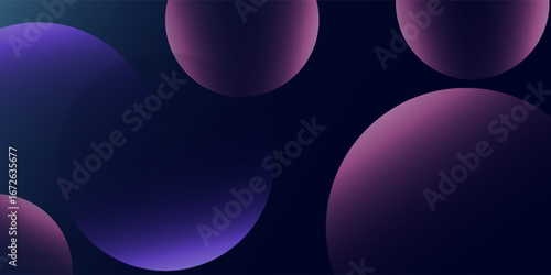 three dimensional earth dark blue and purple circle background