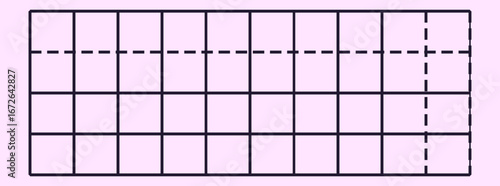 Abstract geometric grid pattern with dotted lines on light background.