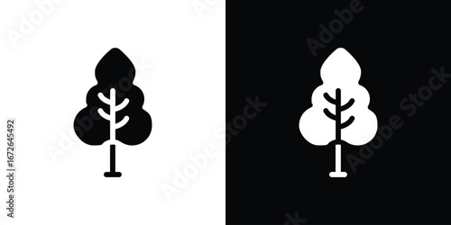 Tree free icon for web design. solid vector icons