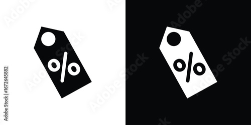 Tags icon for web design. solid vector icons