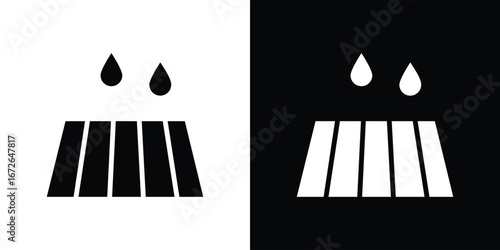 Manhole icon for web design. solid vector icons