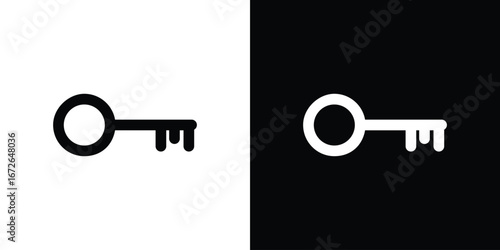 key icon for web design. solid vector icons