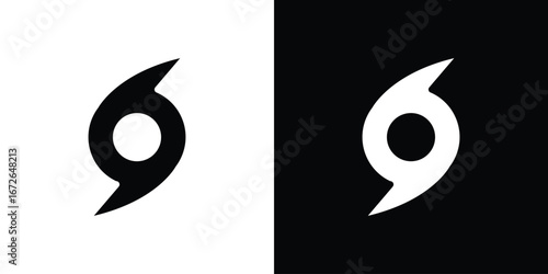 Hurricane icon for web design. solid vector icons