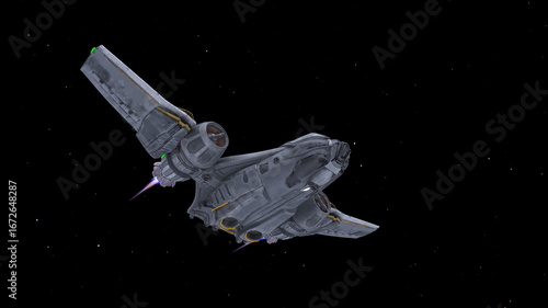 Wallpaper Mural 宇宙船　3DCGレンダリング Torontodigital.ca