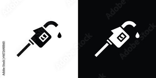 Fuel icon for web design. solid vector icons