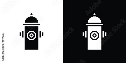 Fire hydrant icon for web design. solid vector icons