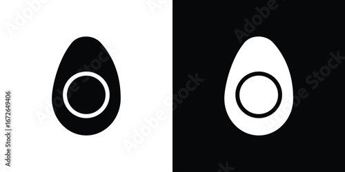 Egg icon for web design. solid vector icons