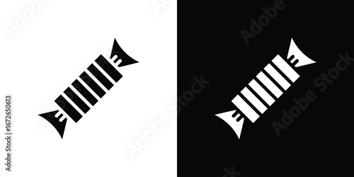 Candy-sweet icon for web design. solid vector icons