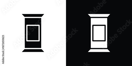 Candy-bar icon for web design. solid vector icons