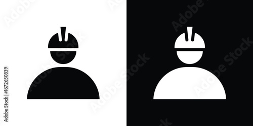 Builder icon for web design. solid vector icons