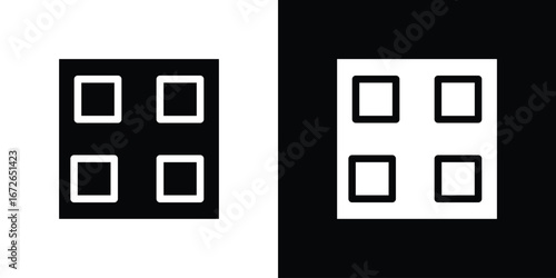 Apps icon for web design. solid vector icons