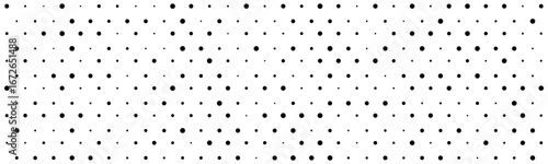 Abstract vector tech background with geometric dots pattern on white.