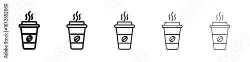 coffee cup icon for graphic designs. Icon vector design