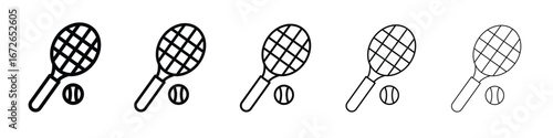 Tennis icon for graphic designs. Icon vector design