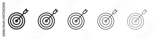 Target icon for graphic designs. Icon vector design