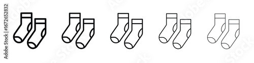 Socks icon for graphic designs. Icon vector design