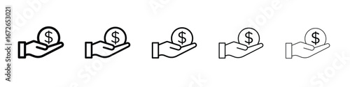 Savings icon for graphic designs. Icon vector design