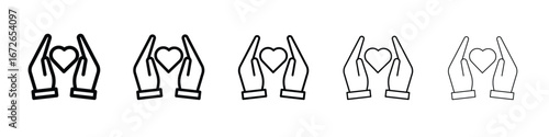 Life insurance icon for graphic designs. Icon vector design