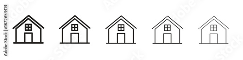 Home icon for graphic designs. Icon vector design