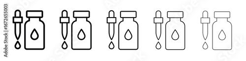Essential oils icon for graphic designs. Icon vector design