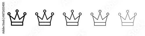 Crown icon for graphic designs. Icon vector design