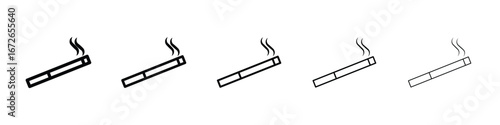 Cigarette icon for graphic designs. Icon vector design