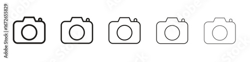 Camera icon for graphic designs. Icon vector design