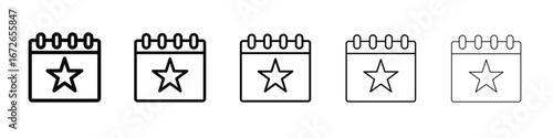 Calendar with event icon for graphic designs. Icon vector design