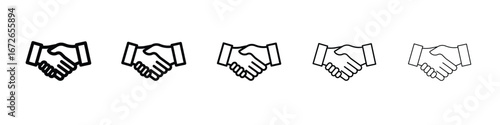Business deal icon for graphic designs. Icon vector design