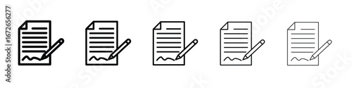 Agreement icon for graphic designs. Icon vector design