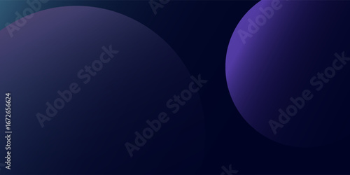 three dimensional earth dark blue and purple circle background illustration modern.