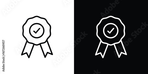 Warranty icon Lineal Style Vector Illustration. Vector symbol pictogram