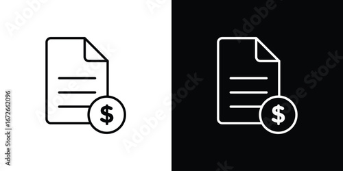 Tax icon Lineal Style Vector Illustration. Vector symbol pictogram